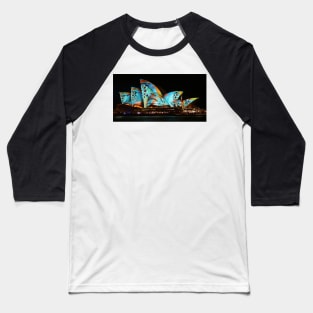 Vivid Opera Feathers Baseball T-Shirt